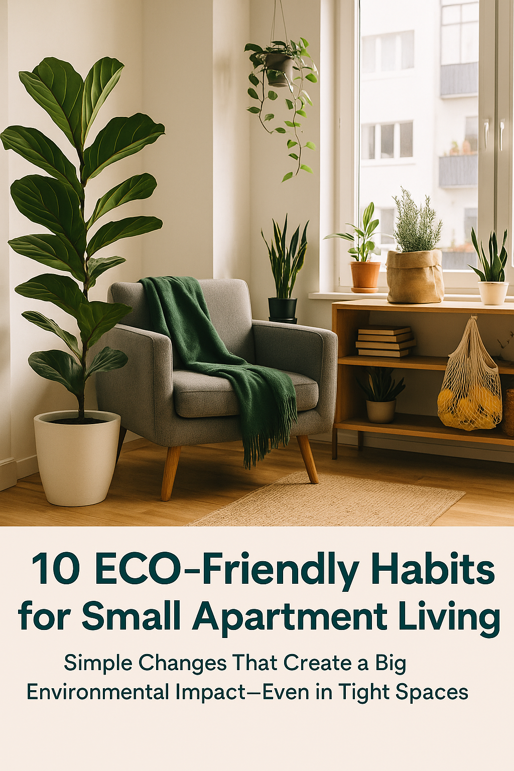 🌿 10 Eco-Friendly Habits for Small Apartment Living