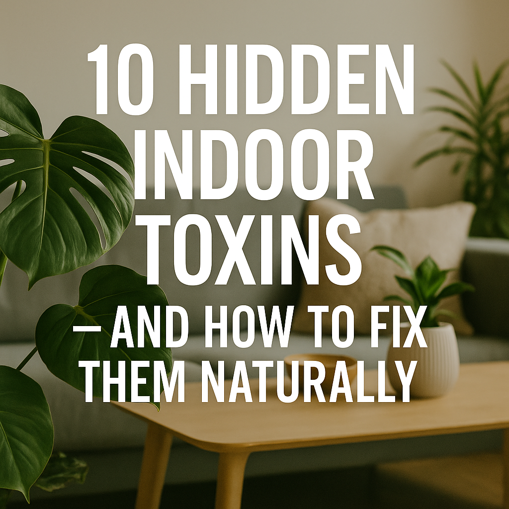 10 Hidden Indoor Toxins — and How to Fix Them Naturally